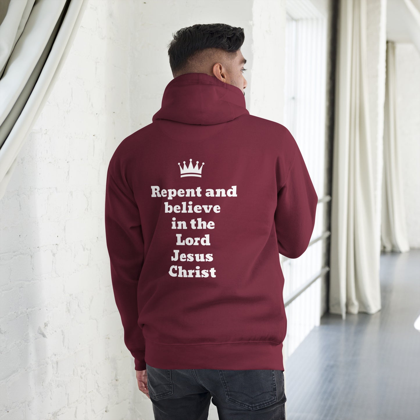 Repent and Believe Unisex Hoodie